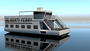 3D Liberty Ferry
