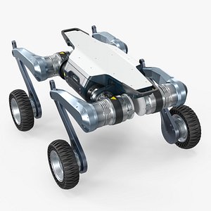 Lynx All Terrain Robot Rigged
