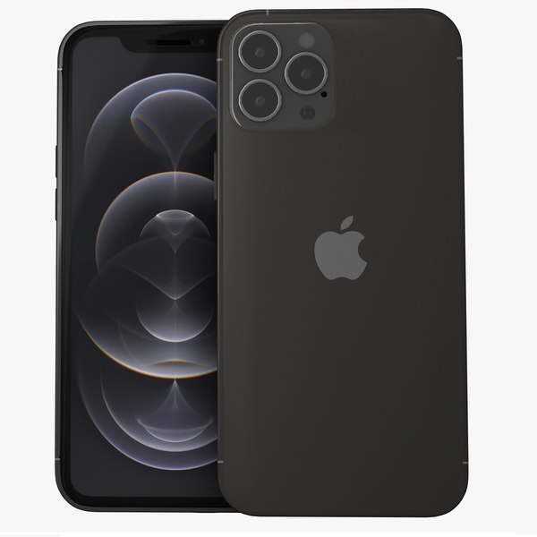 iphone 12 pro graphite 3D model