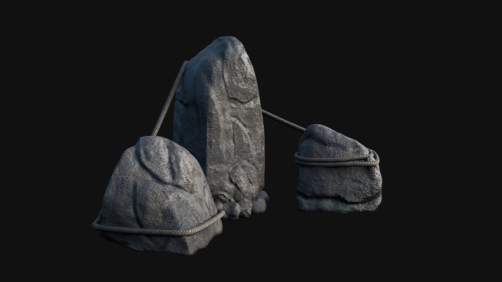 3D VIKING NORSE ROCK STONE STRUCTURES TOTEMS SYMBOL COLLECTION AAA ...