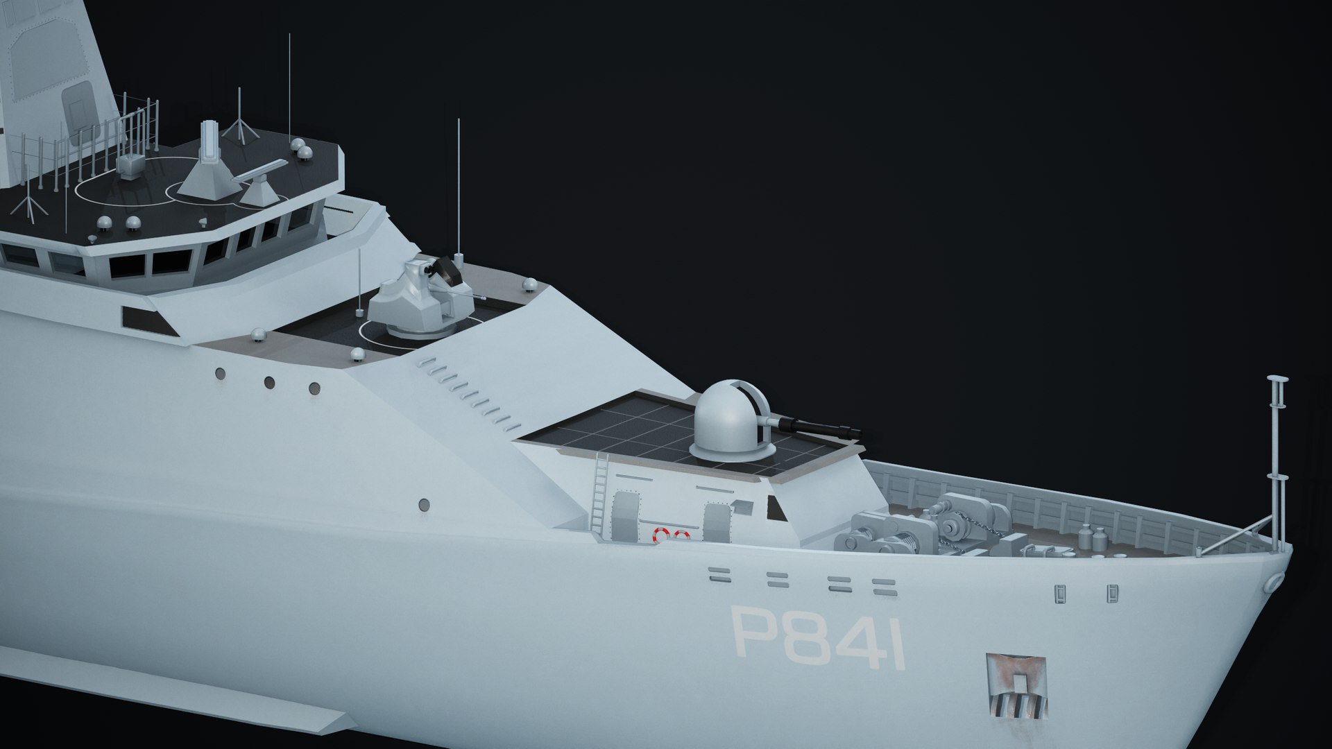 Holland-Class Offshore Patrol Vessel 3D Model - TurboSquid 1772715