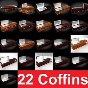 coffin 22 3d model