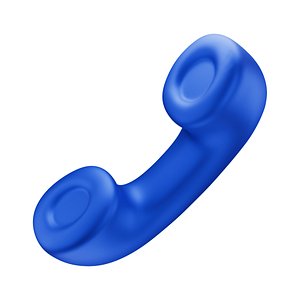 Telephone Receiver Icon 3D model