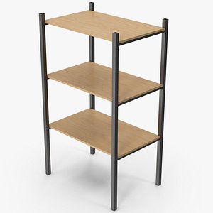 3D Warehouse Wooden Rack