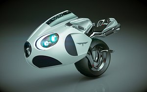 3D T Bike Solo Wheel 02 model