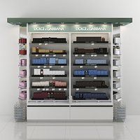 Dolce & Gabbana Perfume Shelving