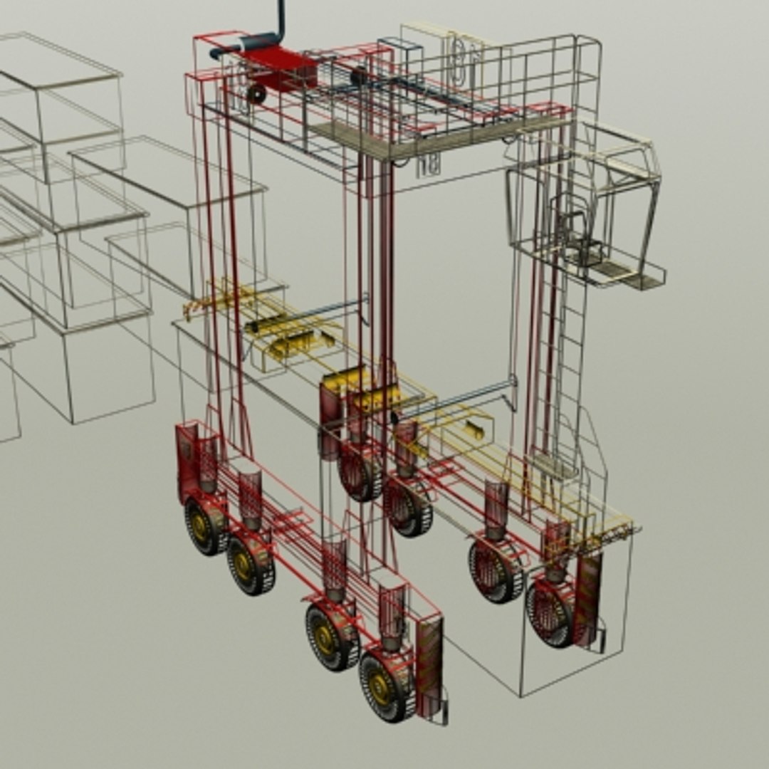 maya container ports industrial vehicles