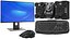 Detailed Desktop Computer With Speakers