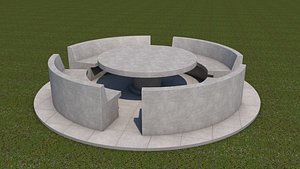 3D Outdoor Furniture model