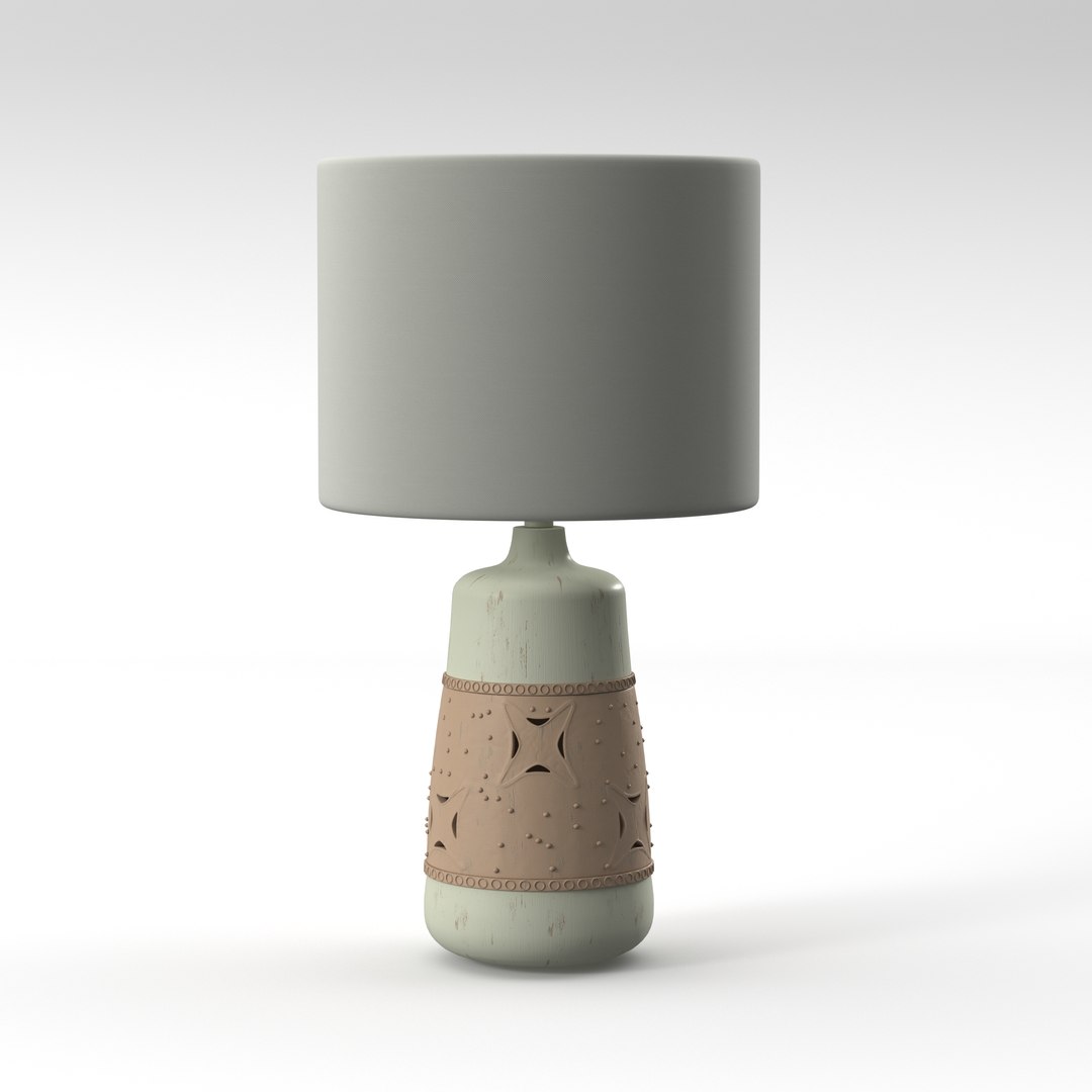 3D Coastal Cast Table Lamp - TurboSquid 1983534
