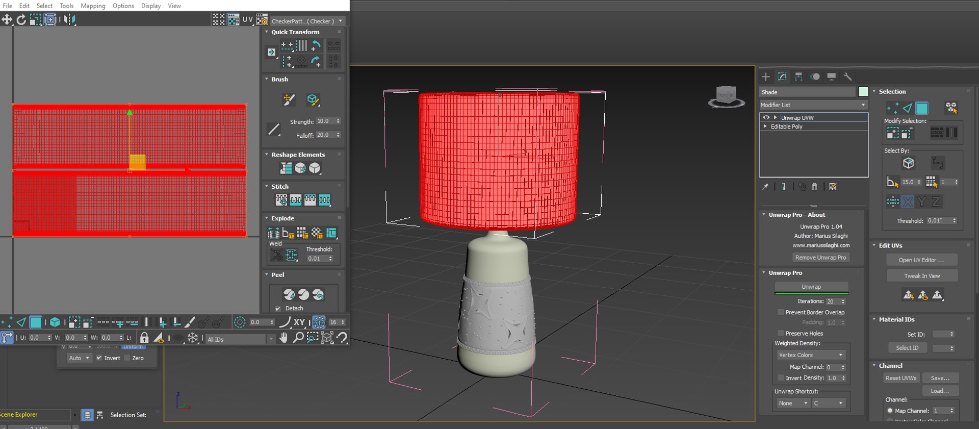 3D Coastal Cast Table Lamp - TurboSquid 1983534