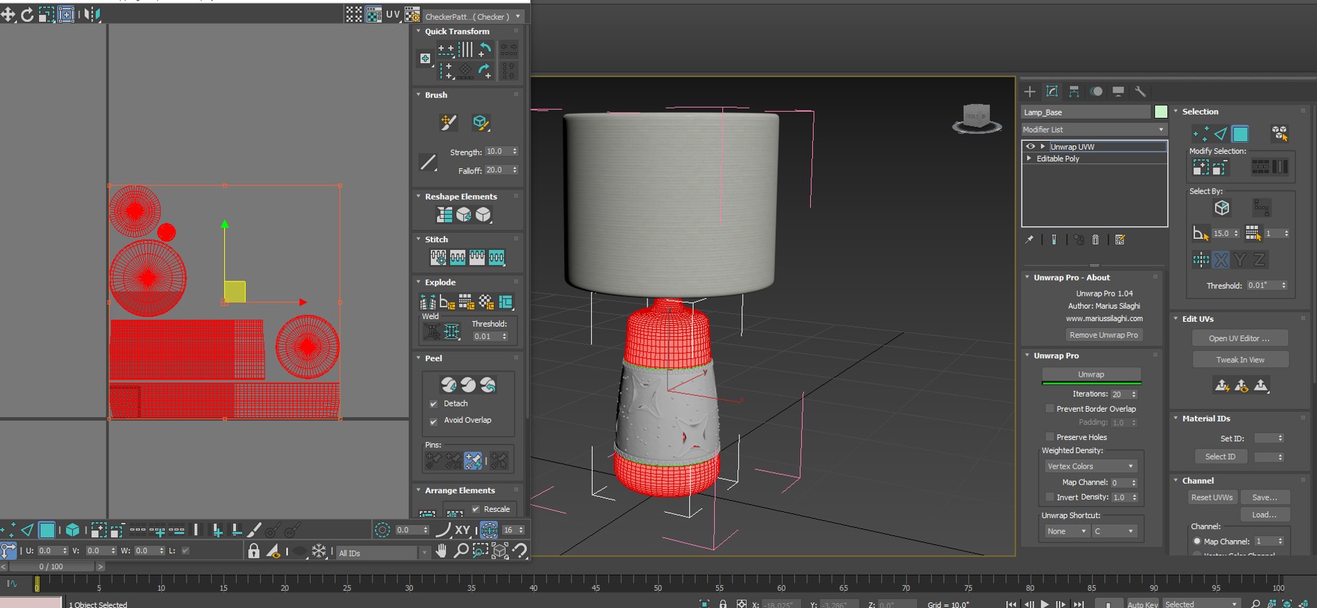 3D Coastal Cast Table Lamp - TurboSquid 1983534