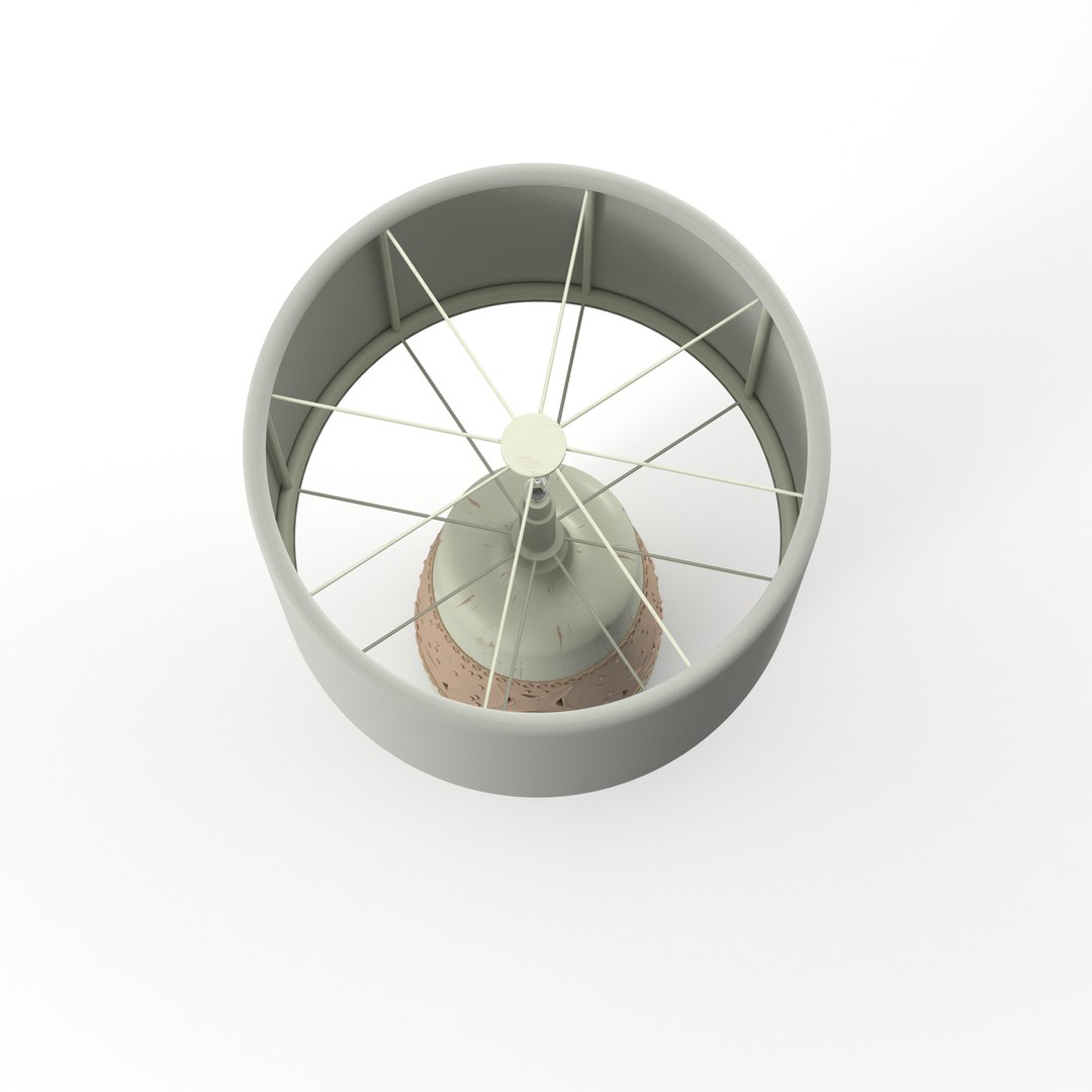 3D Coastal Cast Table Lamp - TurboSquid 1983534