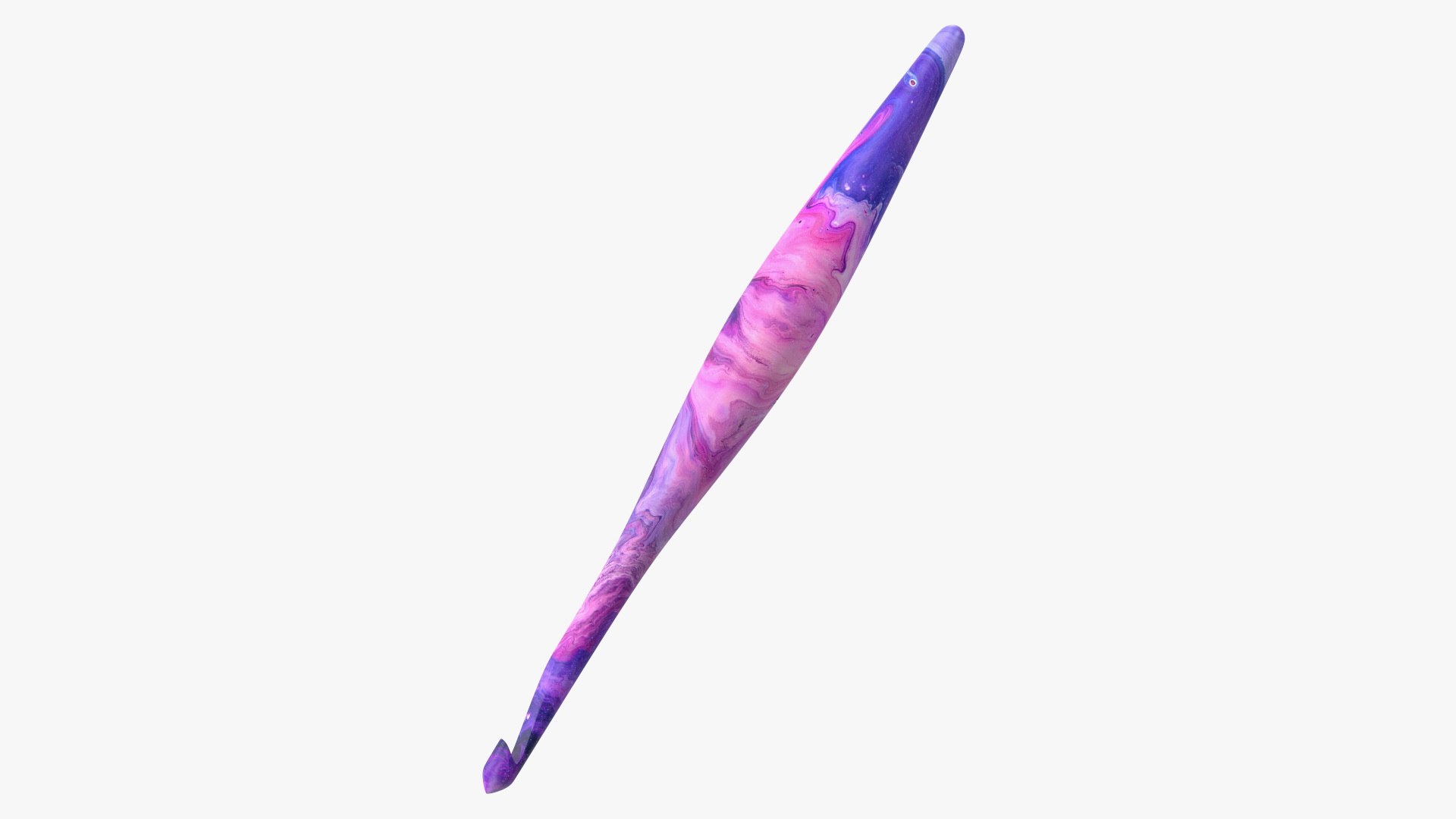 Resin Crochet Hook 3D model preview