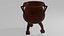 3D Antique cauldron OBJ and Blend