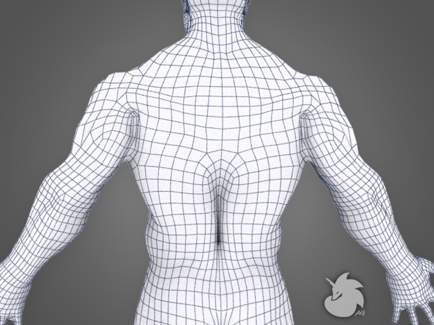Sculpt Muscular Male Base Mesh 3d Obj
