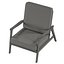 Chaise d'appoint bouclée Dunelm Maddox