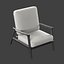 Chaise d'appoint bouclée Dunelm Maddox