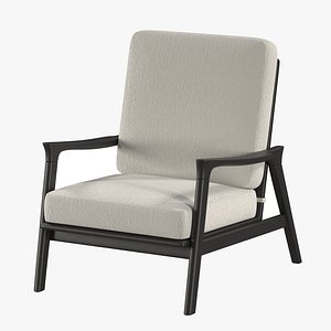 Dunelm Maddox Boucle Accent Chair 3D