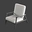 Chaise d'appoint bouclée Dunelm Maddox