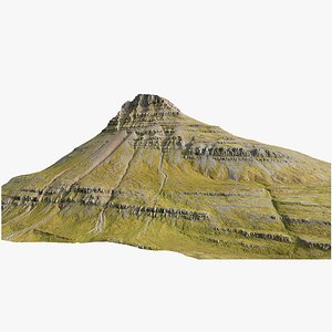 Massive Icelandic Mountain - 3D PBR Model 3D model