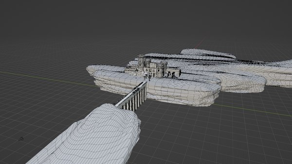 Ancient Castle Without Textures 3D model - TurboSquid 1988850