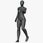 リギング済み女性アクションフィギュア PBR