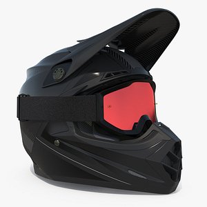 extreme helmet goggles 3D model