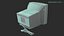 Retro Monitor 3D model