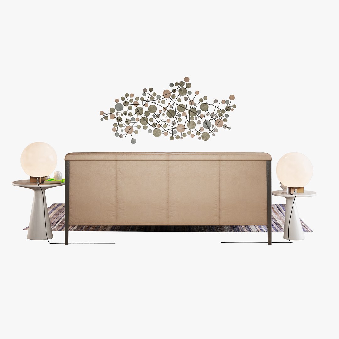 3d Model Bed Diamante Natuzzi