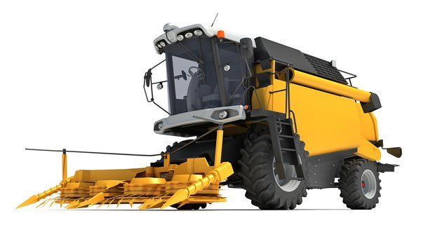 3d Combine Harvester Model - Turbosquid 1692369