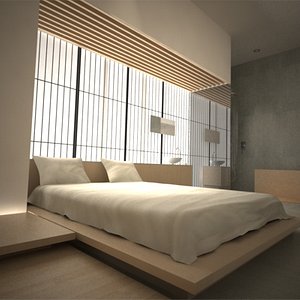 max contemporary modern japanese bedroom