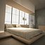 Modernes japanisches Schlafzimmer