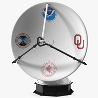 NOAA NOXP Mobile X Band Mobile Radar Rigged