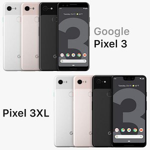 3D google pixel 3xl 3
