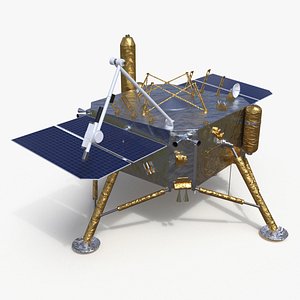 3D Change-5 Lunar Satellite Landing Part