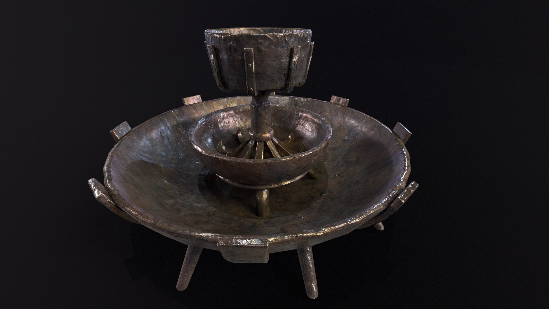 3D Dungeon Fire Pit model - TurboSquid 2174925