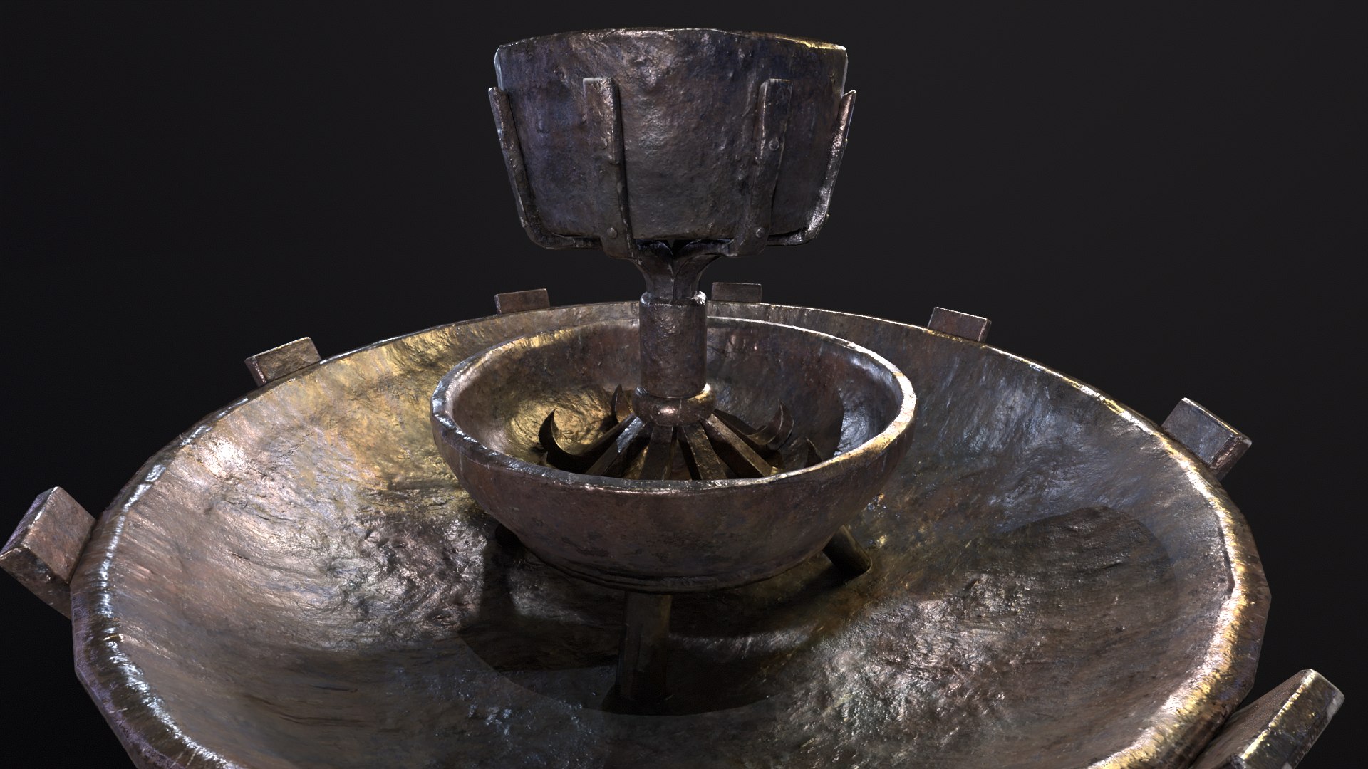 3D Dungeon Fire Pit Model - TurboSquid 2174925