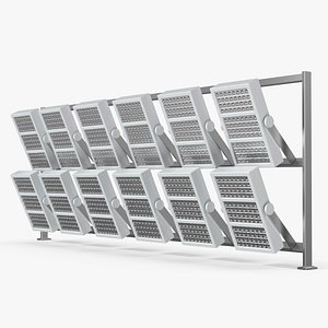 Stadium Light Panel 3D model