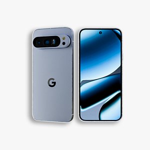 3D Google Pixel 10 Pro Blender 3D Model with Lighting Setup 3D model