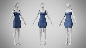 Dress 52 RhinO 3D model