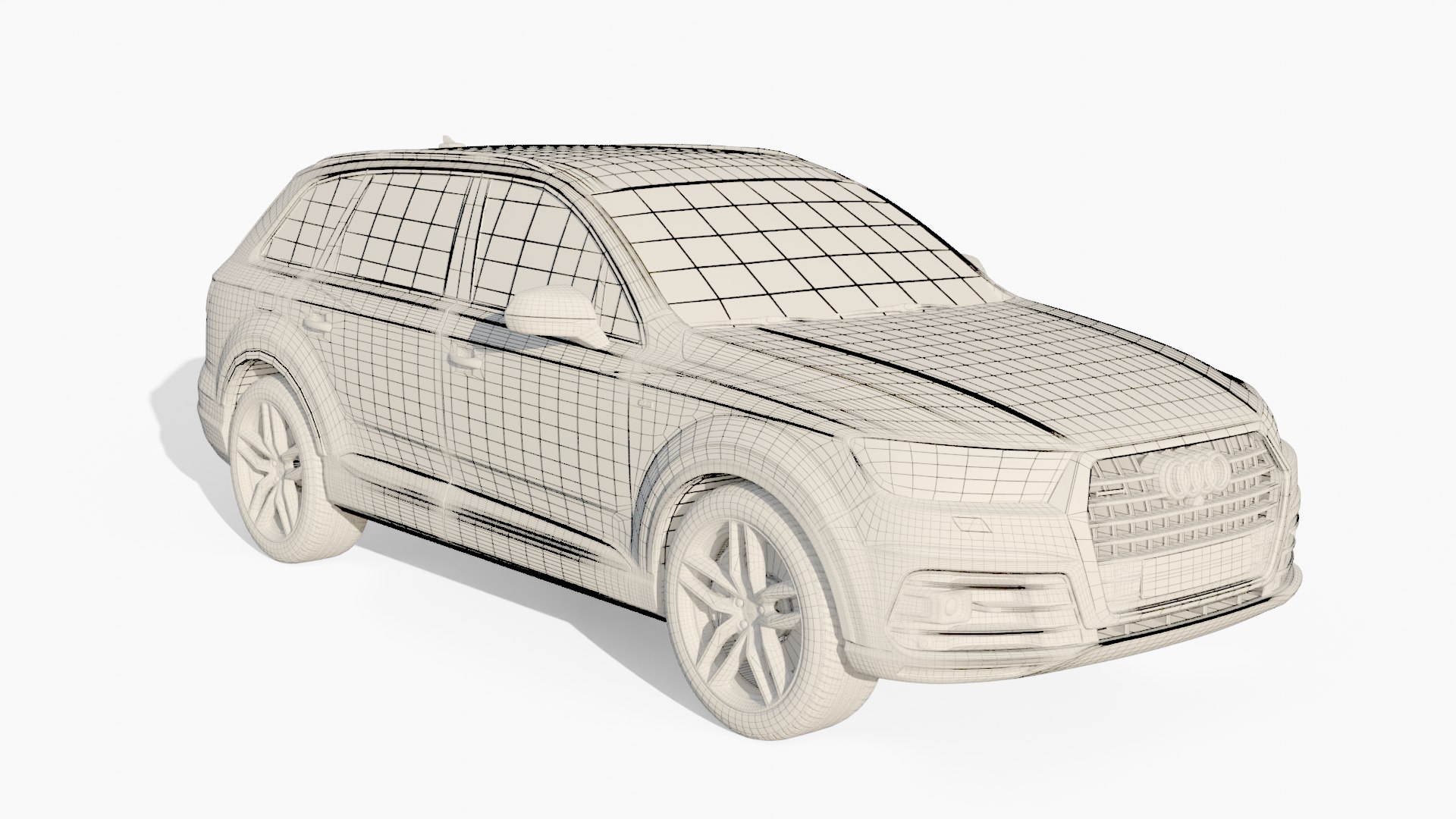 Audi Rigged Car Low Poly 3D - TurboSquid 2155019