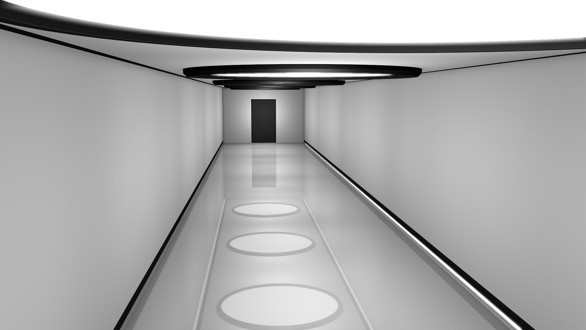 Sci Fi Corridor 3D Model - TurboSquid 2329537