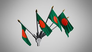 Wall Mount Flags  5 Of Bangladesh model