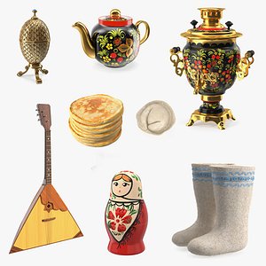Russian Traditional Symbols Collection 6