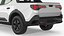 Pickup Vehicle Modern Utility White Rigged for Cinema 4D