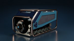 3D model Sci-Fi Power Generator - box2