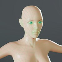 Base Mesh Female Topology