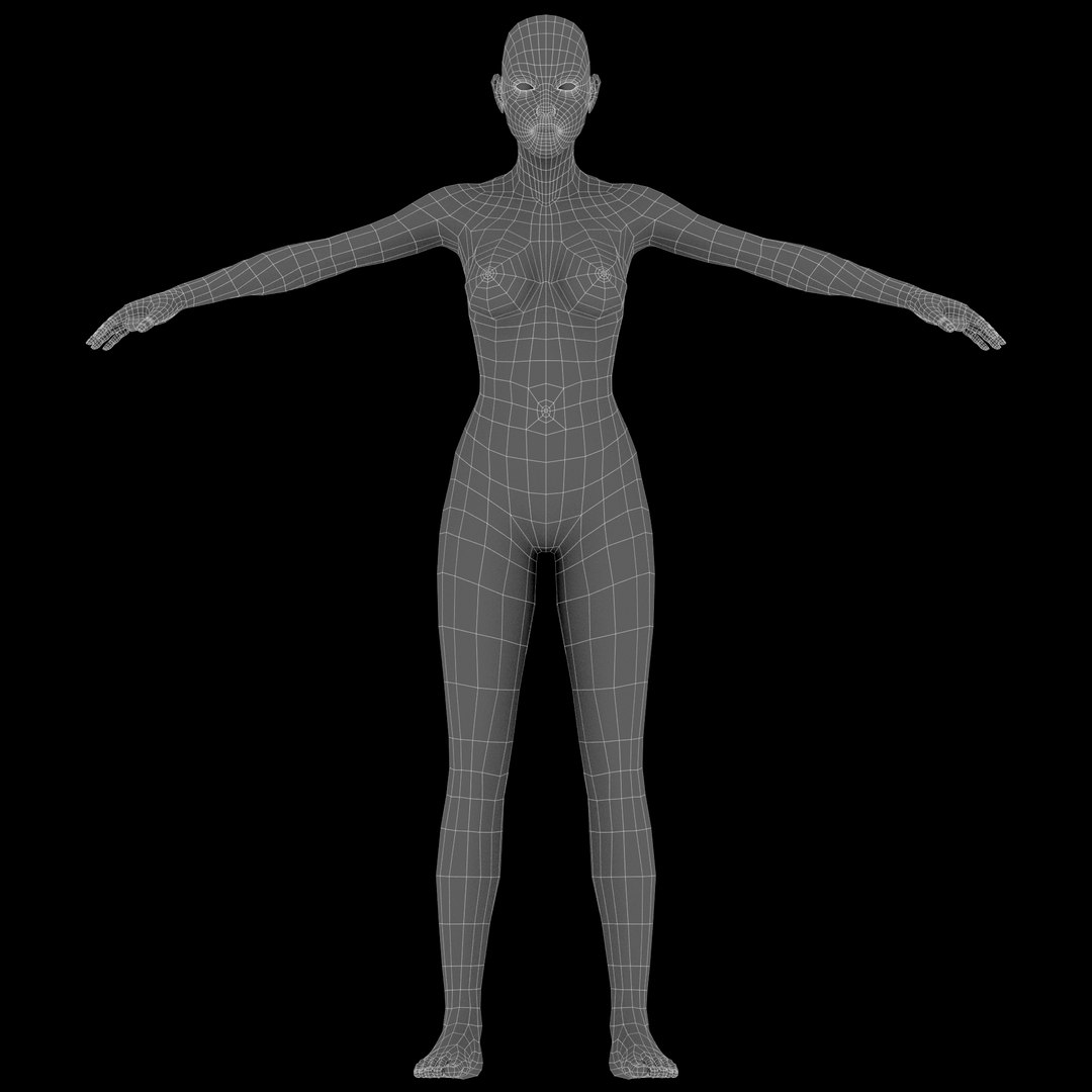 Face Topology Mesh Base Model - TurboSquid 1341404