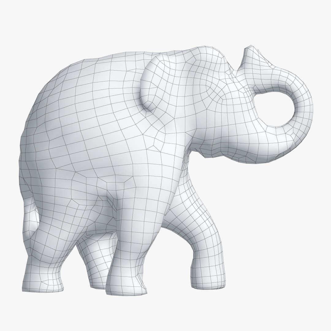 Elephant Sculpture 3d Max